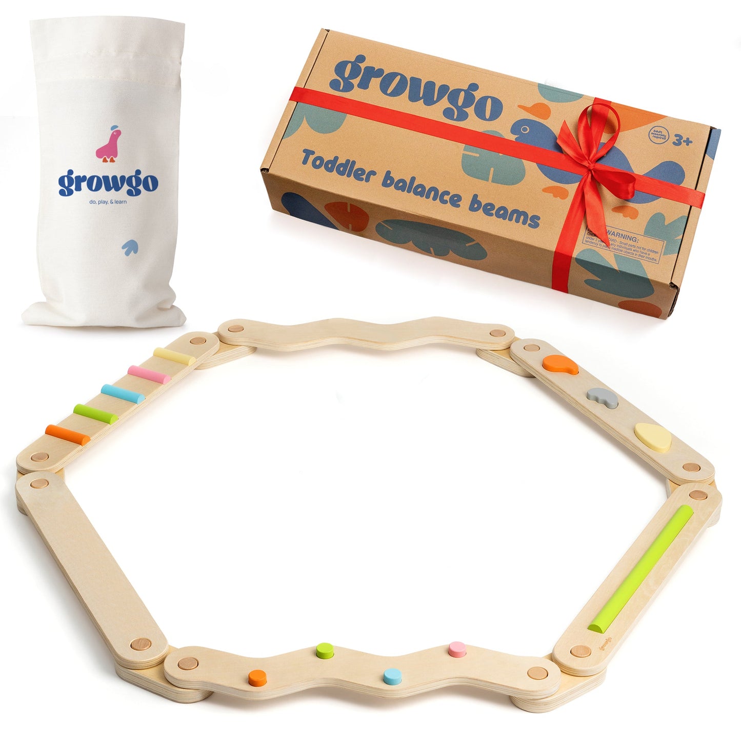 Montessori Balance Beams Set 2 in 1