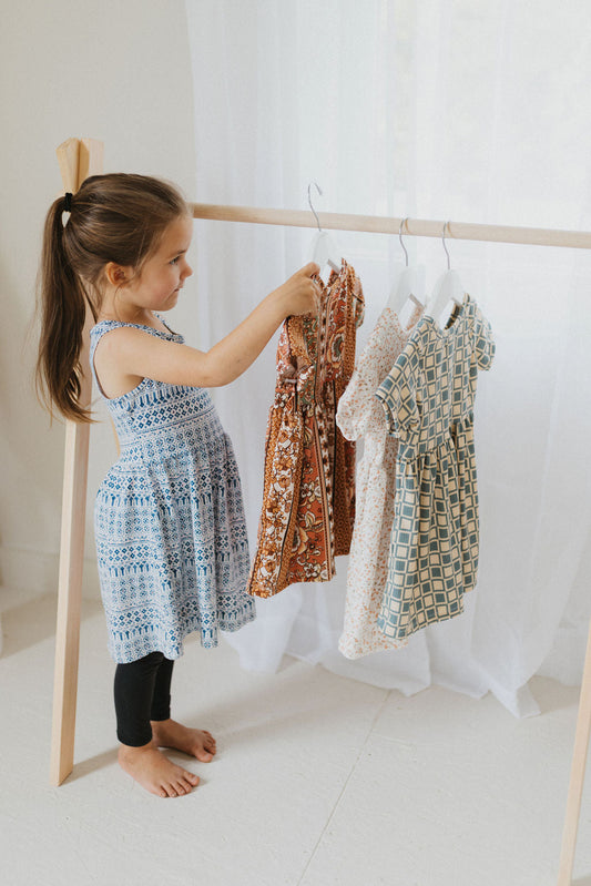 Wooden Toddler Clothes Rack