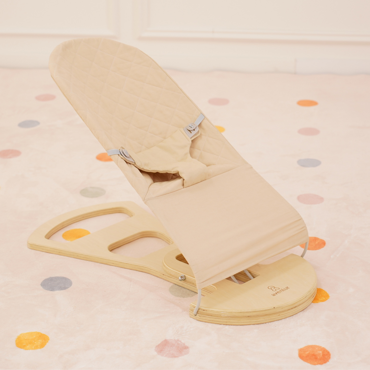 Foldable Baby Bouncer with Play Arch