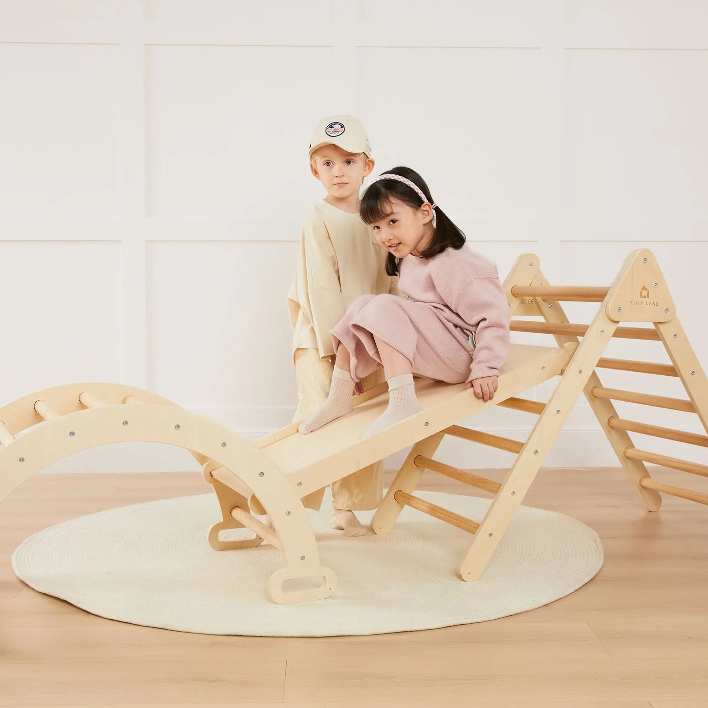 7-in-1 Montessori Climbing Set with Play Pad
