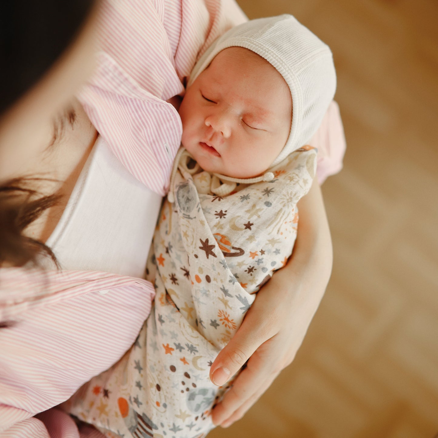 Organic Cotton Muslin Swaddle Blanket