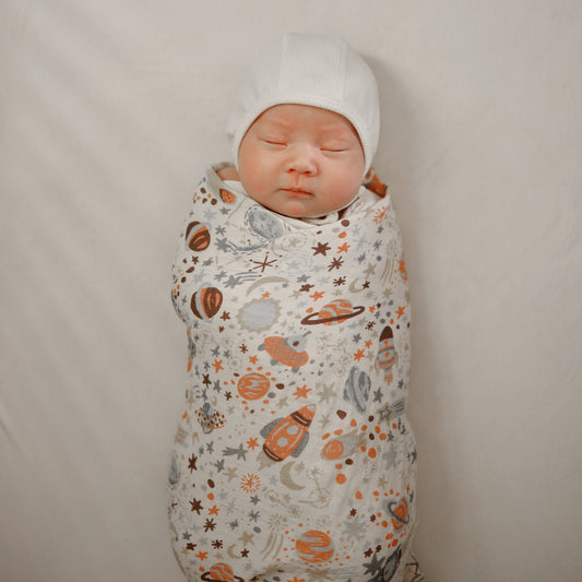 Organic Cotton Muslin Swaddle Blanket