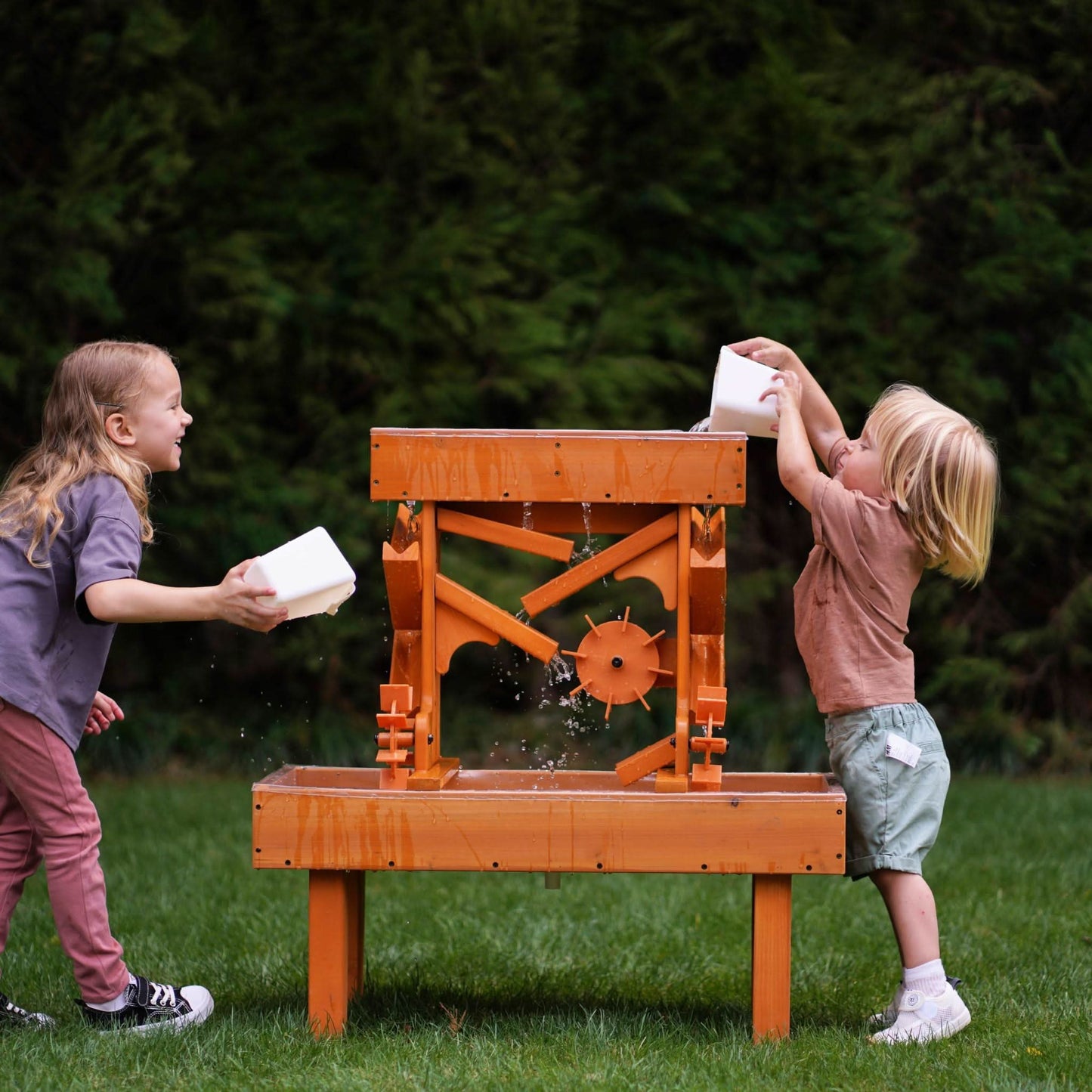 Outdoor Wooden Water Table | Sensory Play Station