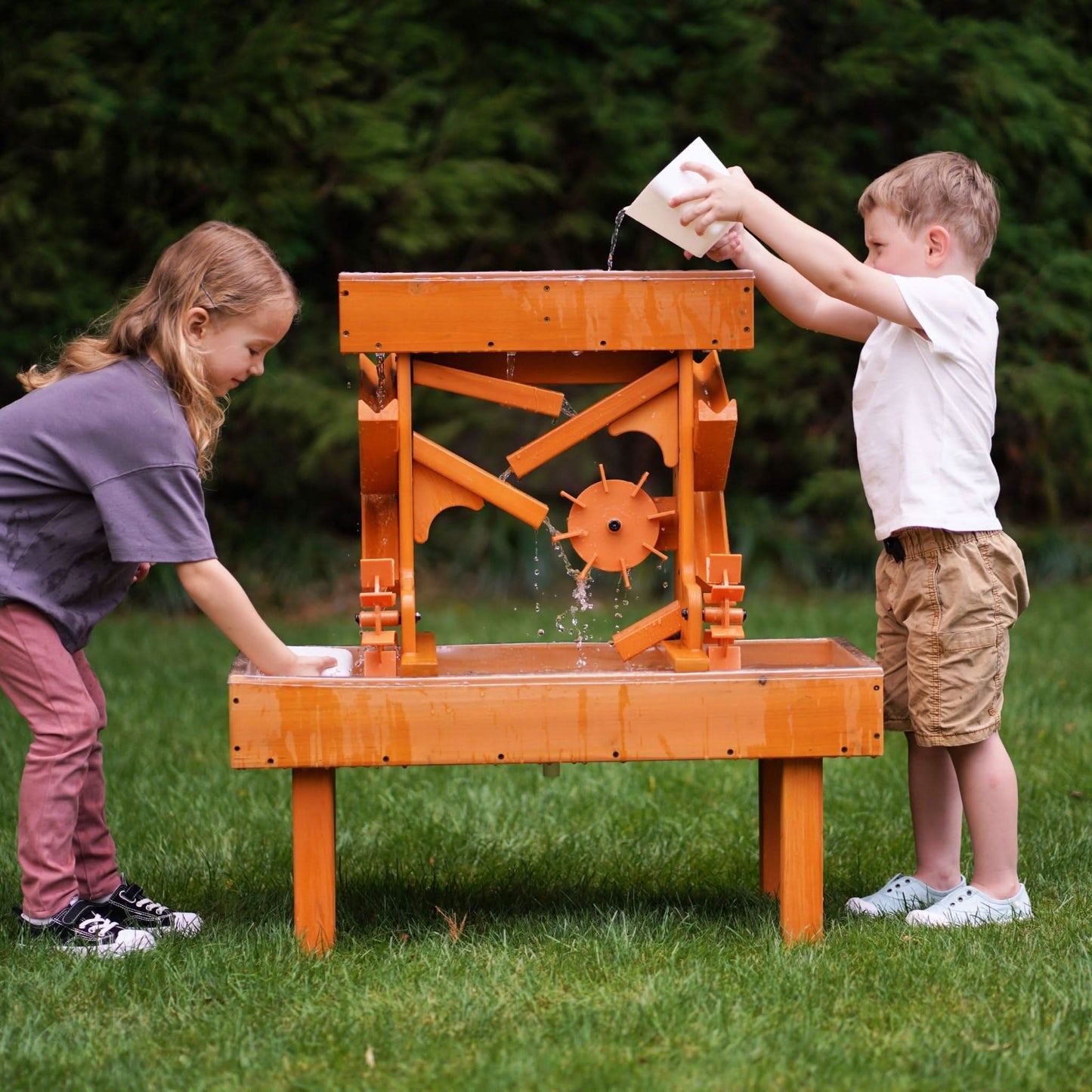 Outdoor Wooden Water Table | Sensory Play Station