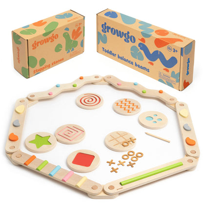 Montessori Balance Beams Set 2 in 1