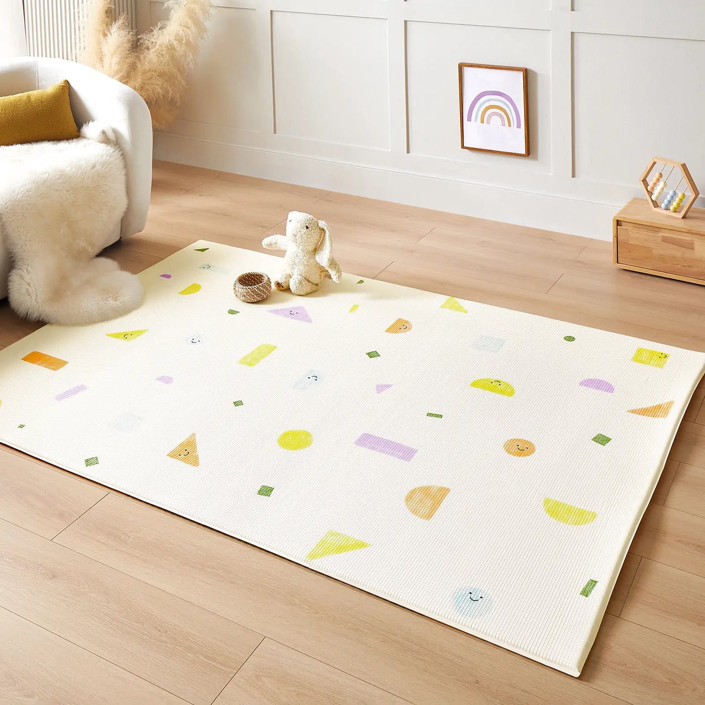 Double-Sided Baby Playmat Smiley Quest