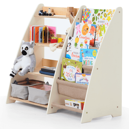 2 in 1 Montessori Shelf for Books and Toys