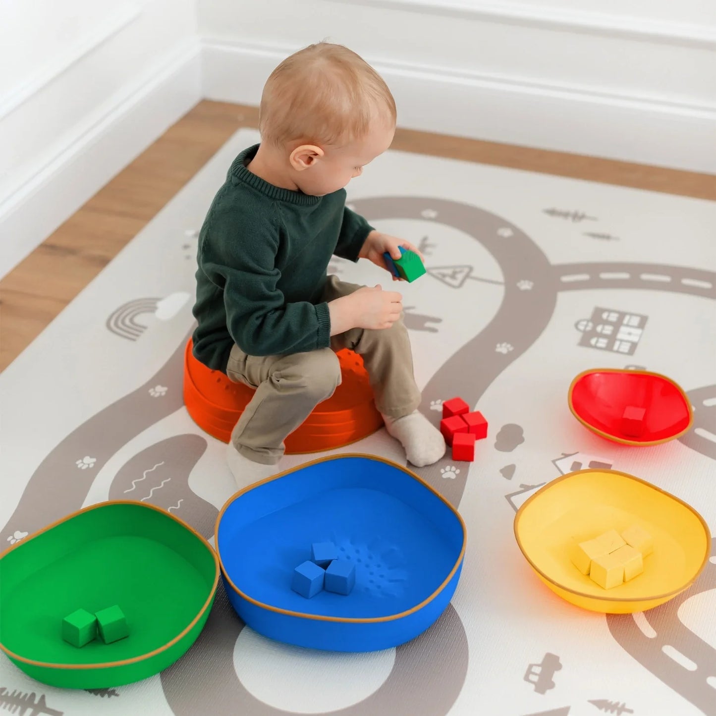 Balance Stepping Stones - Rainbow Color