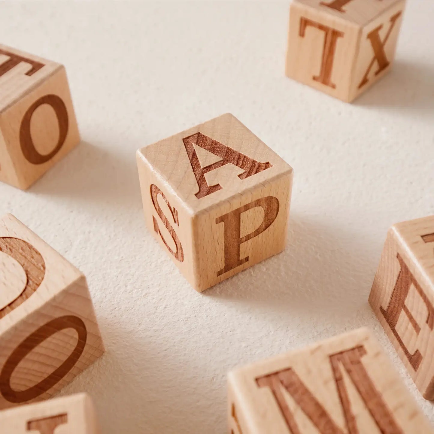 Wooden Alphabet Blocks