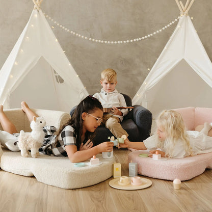 Pink Kids Loveseat