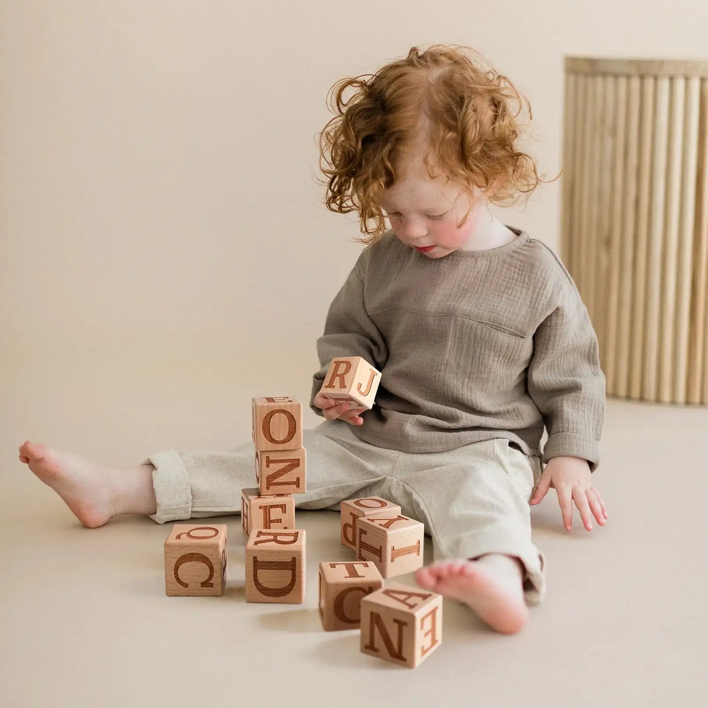 Wooden Alphabet Blocks