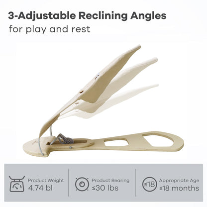 Foldable Baby Bouncer with Play Arch