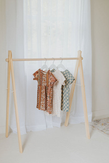 Wooden Toddler Clothes Rack