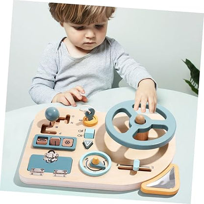 Steering Wheel Wooden Busy Board