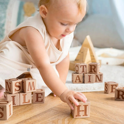 Wooden Alphabet Blocks