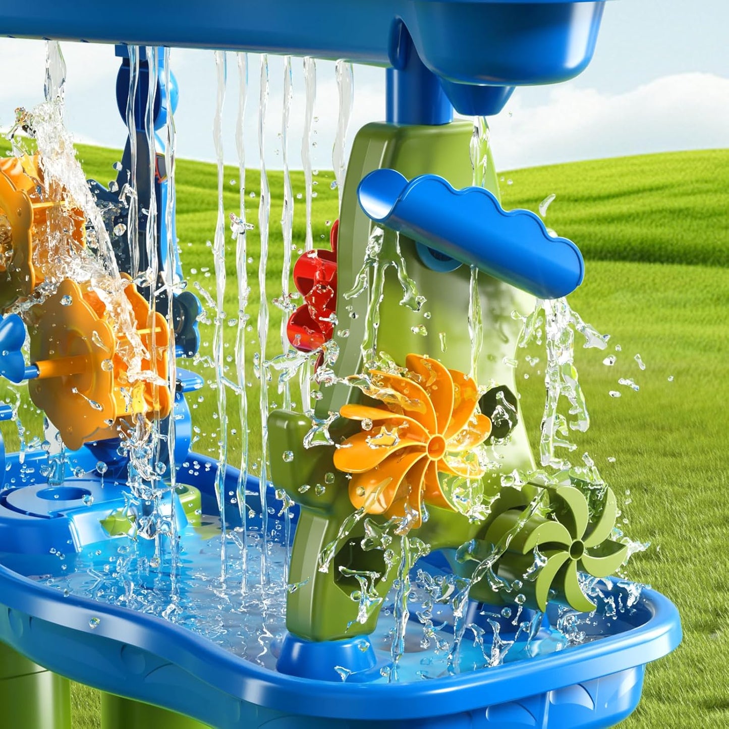 3-Tier Rain Shower Water Table