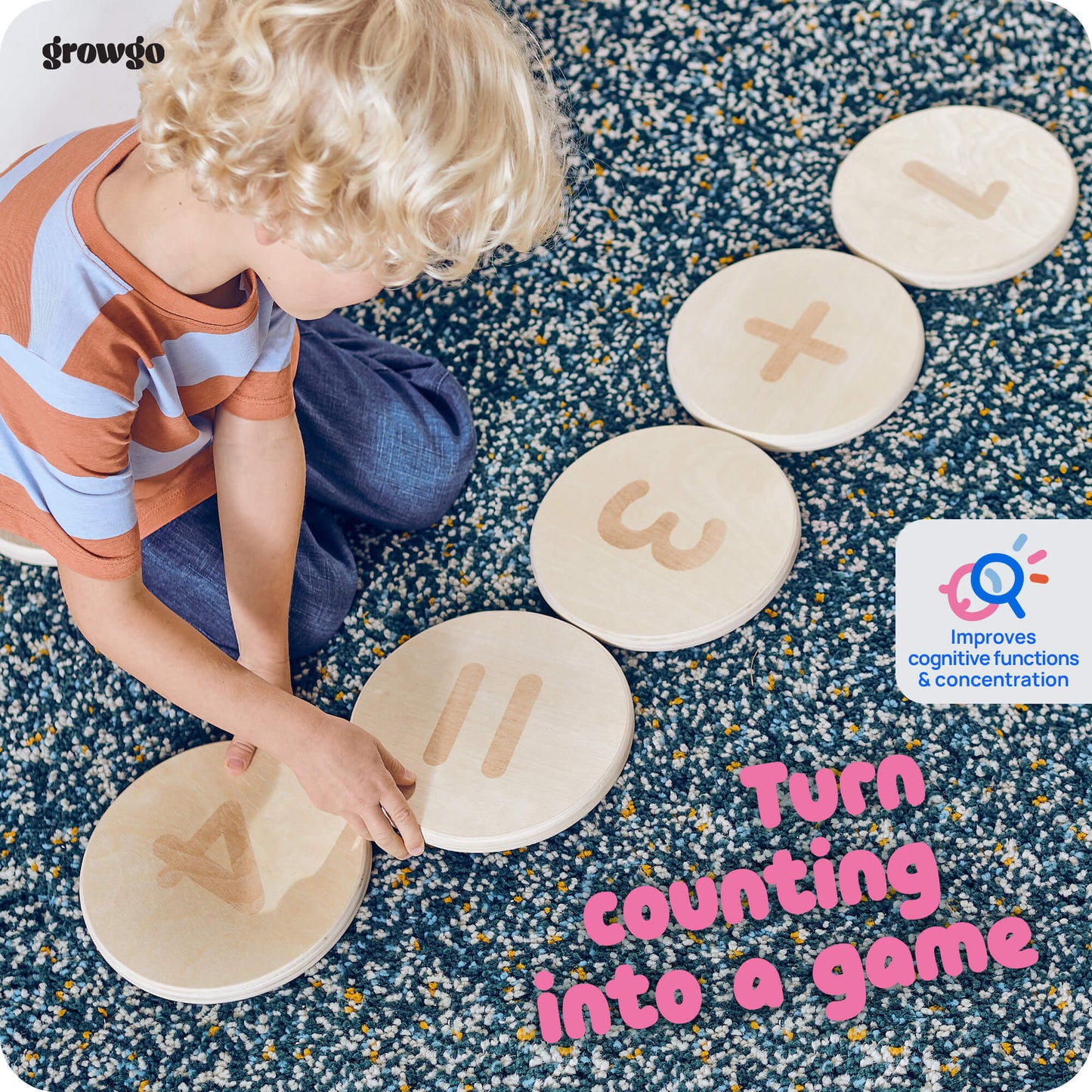 Montessori Stepping Stones Set 3 in 1