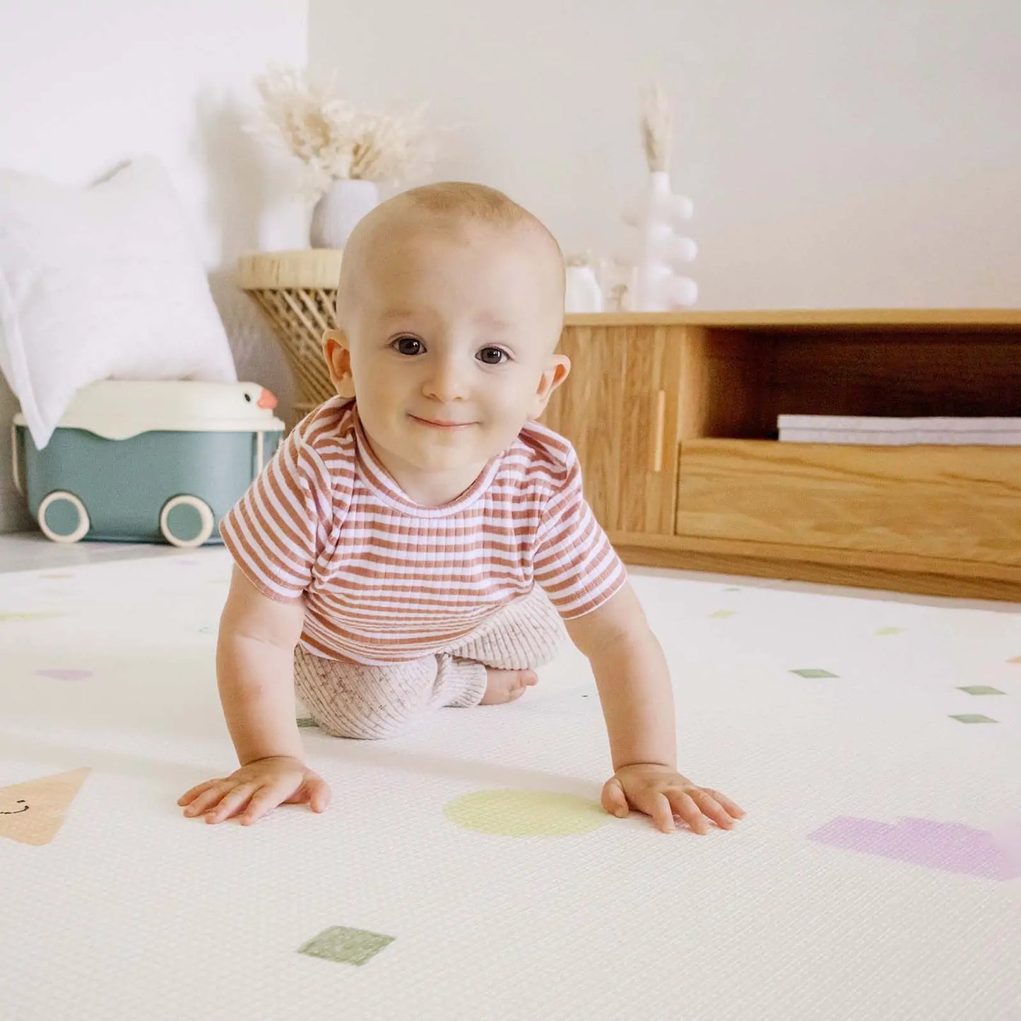 Double-Sided Baby Playmat Smiley Quest