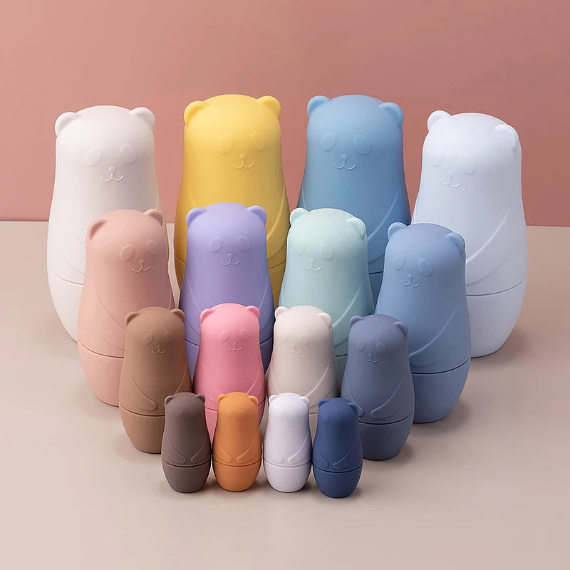 Silicone Stacking and Nesting Bears