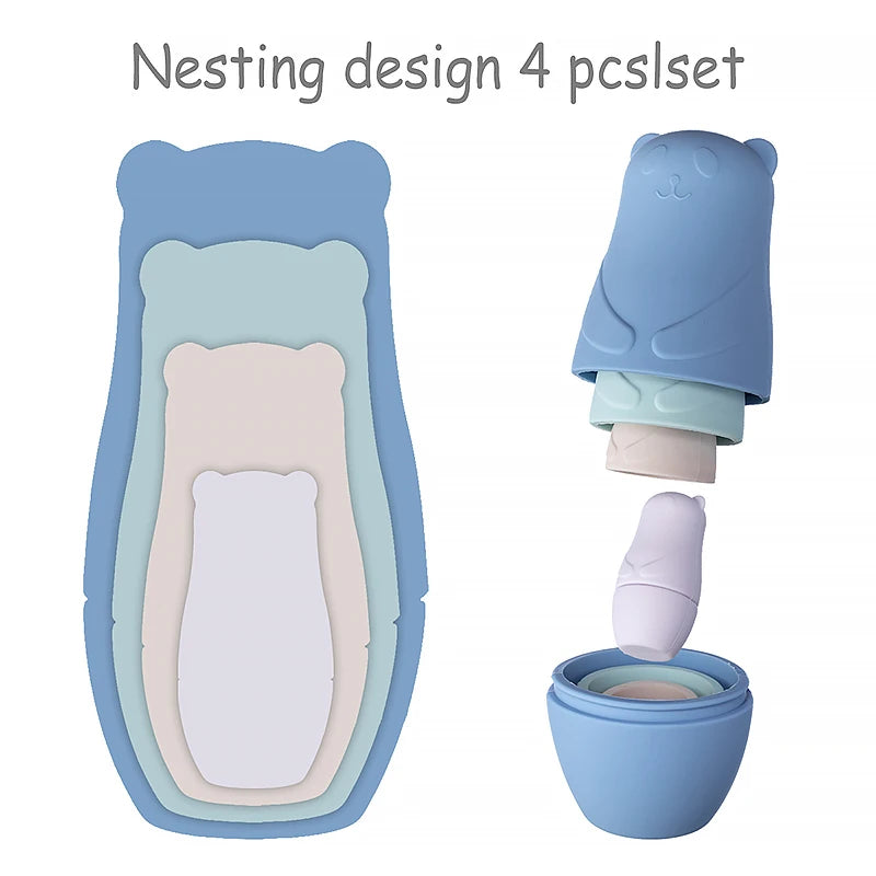 Silicone Stacking and Nesting Bears