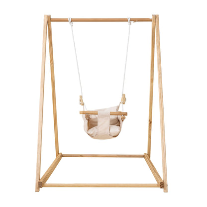 Foldable Wooden Swing Set