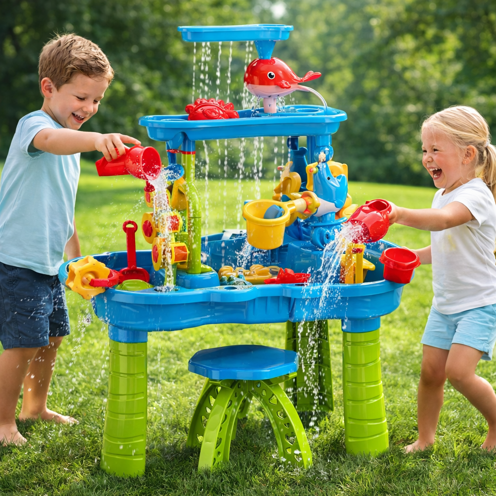 3-Tier Rain Shower Water Table