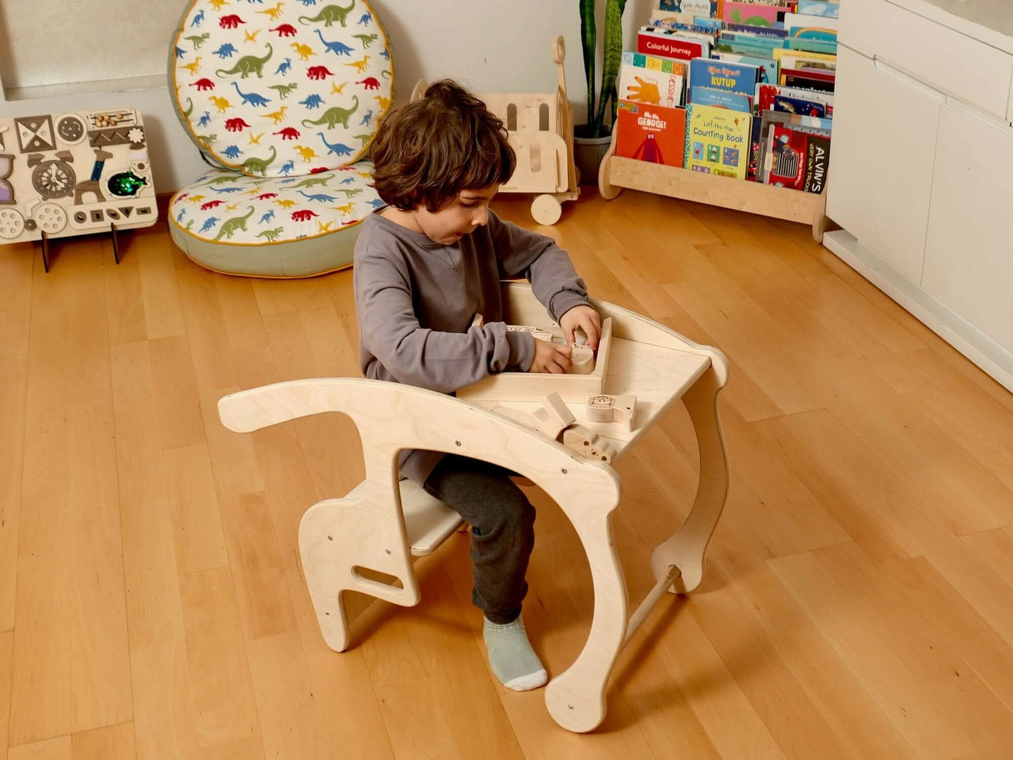 Toddler Rocking Chair and Table Set