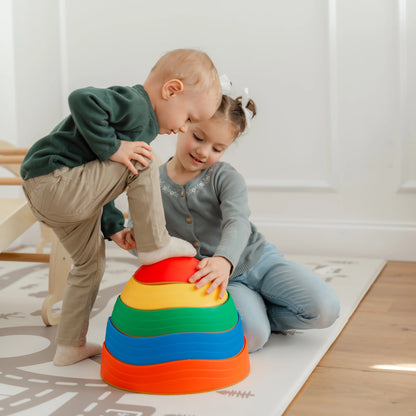 Balance Stepping Stones - Rainbow Color