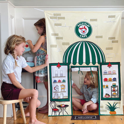 Café Doorway Storefront with Coffee Machine