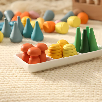 Rainbow Wooden Loose Pieces