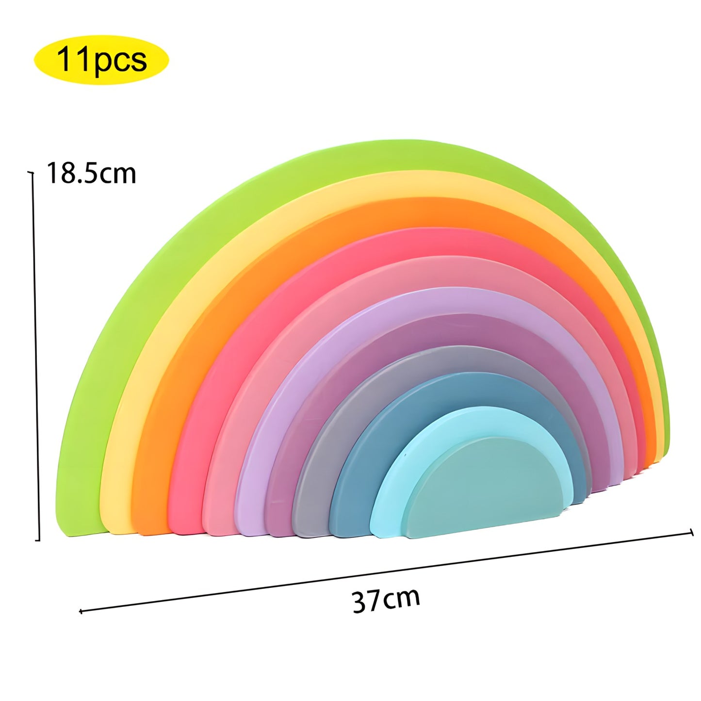 Rainbow Stackers and Arcs