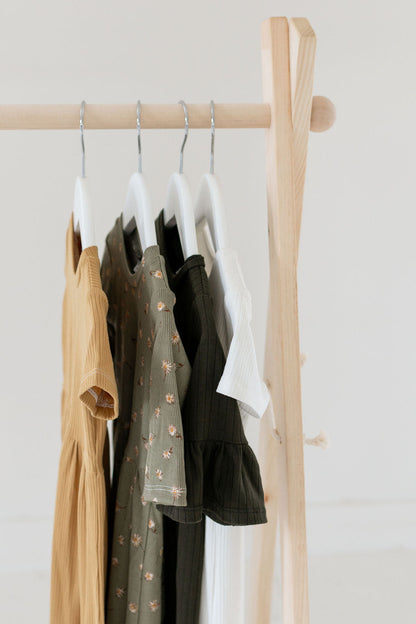 Wooden Toddler Clothes Rack