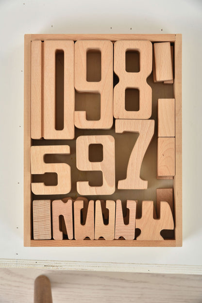Montessori Large Wooden Number Blocks