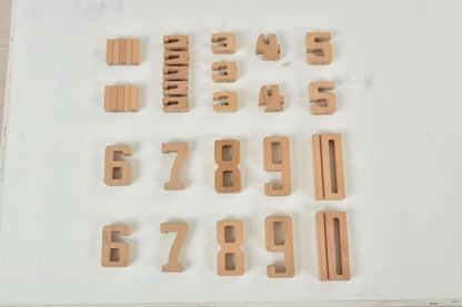Montessori Large Wooden Number Blocks