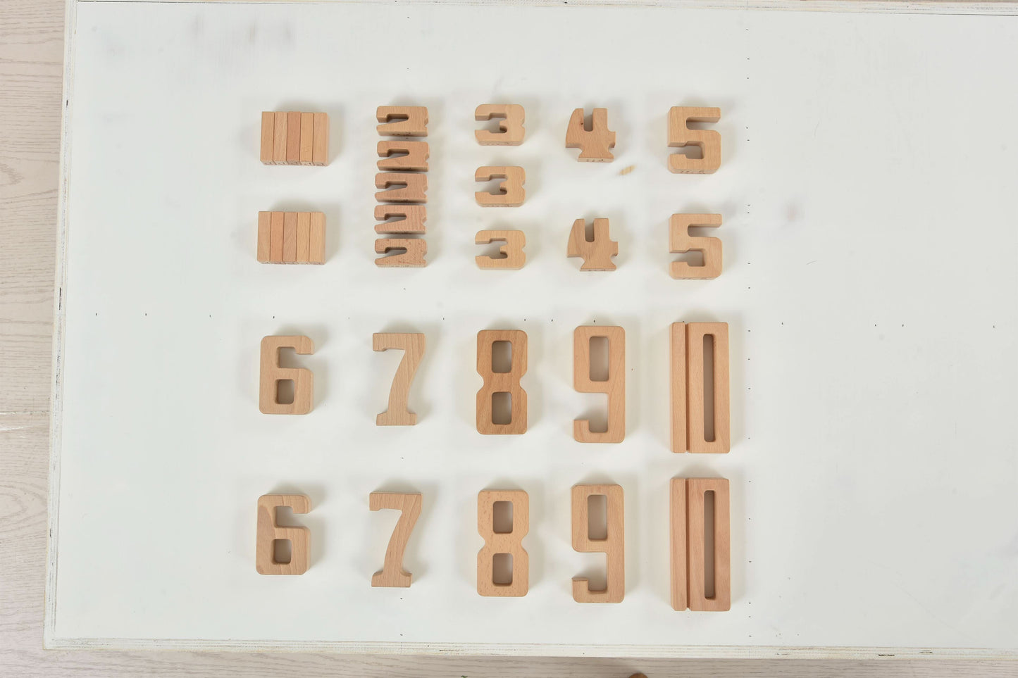 Montessori Large Wooden Number Blocks
