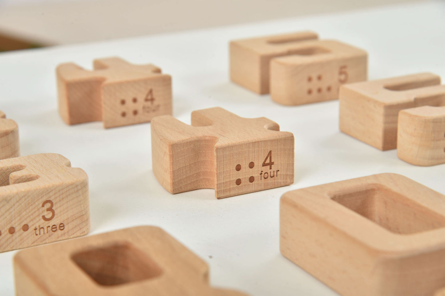 Montessori Large Wooden Number Blocks