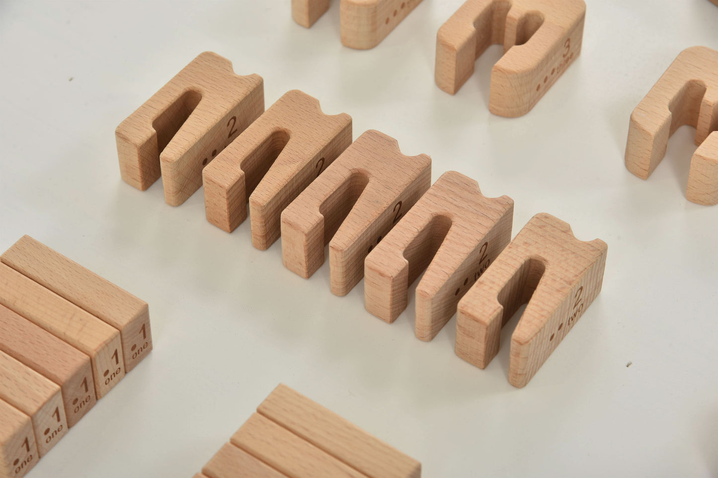Montessori Large Wooden Number Blocks
