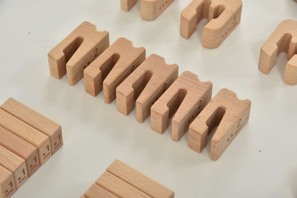 Montessori Large Wooden Number Blocks