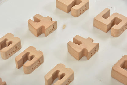 Montessori Large Wooden Number Blocks