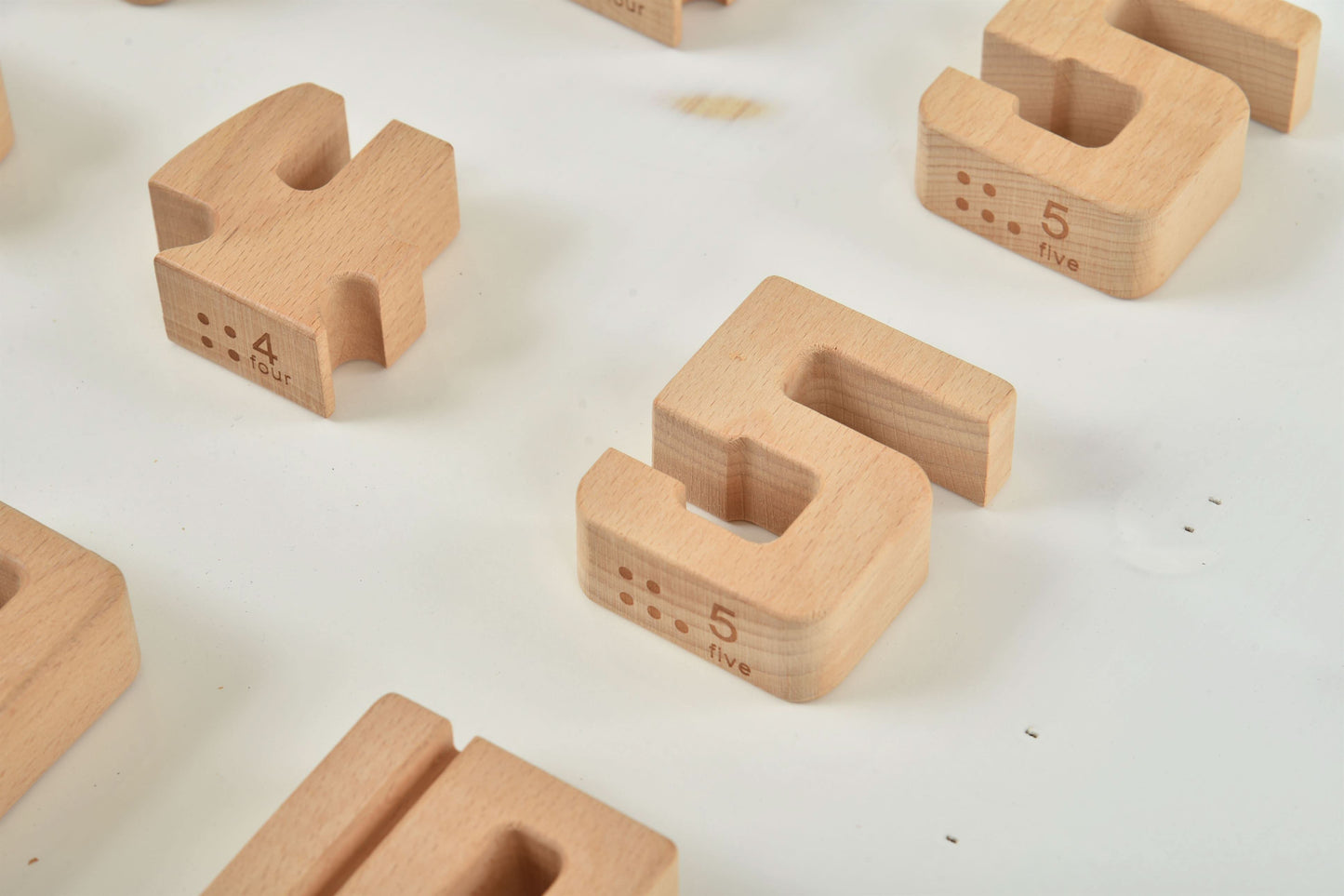 Montessori Large Wooden Number Blocks
