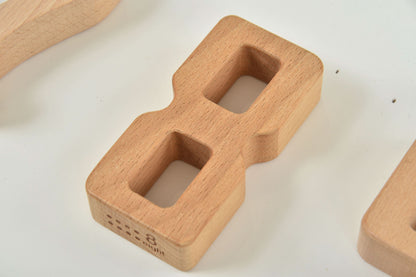 Montessori Large Wooden Number Blocks