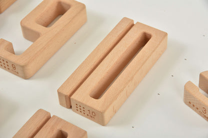 Montessori Large Wooden Number Blocks