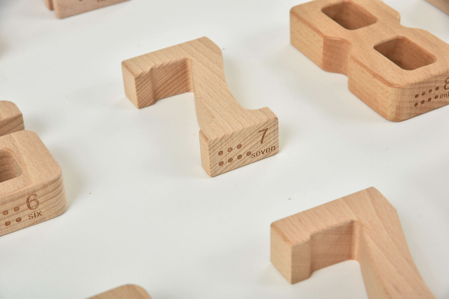 Montessori Large Wooden Number Blocks