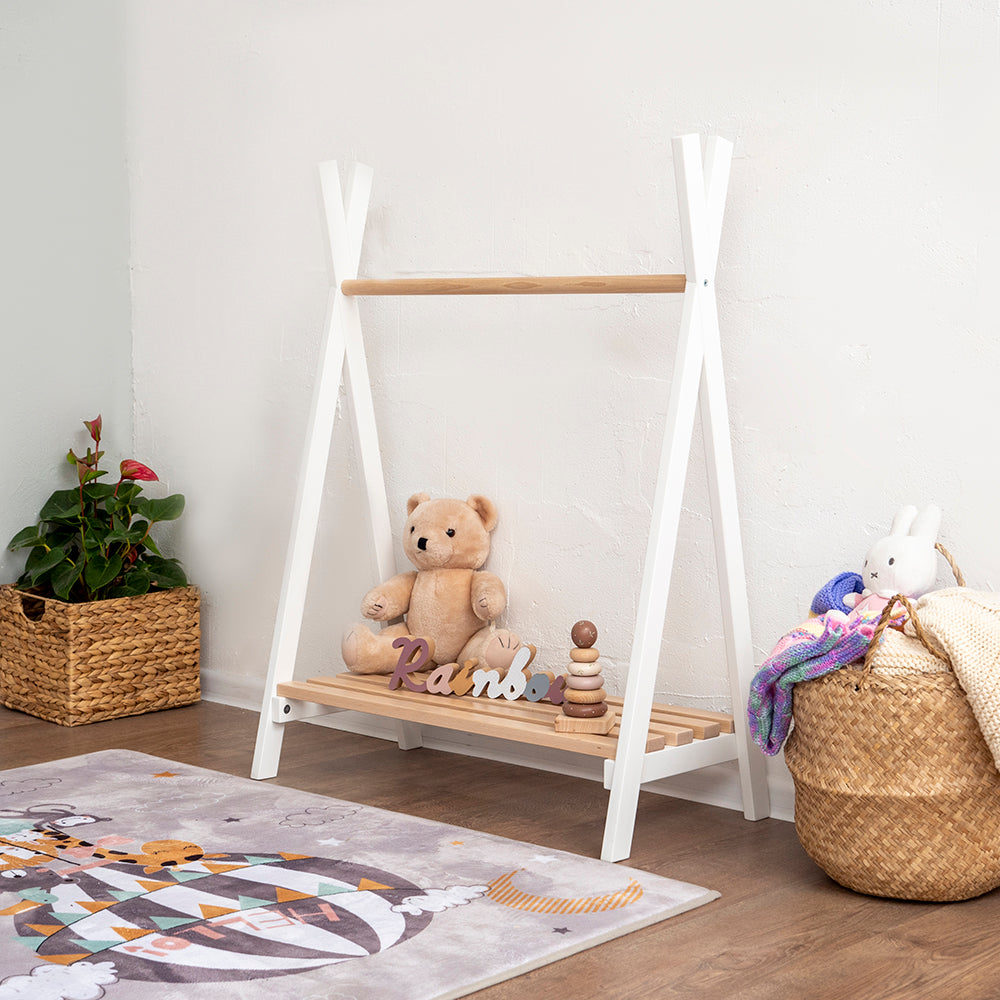 Montessori Kid's Clothing Rack