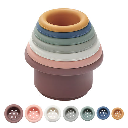 Silicone Stacking Cups