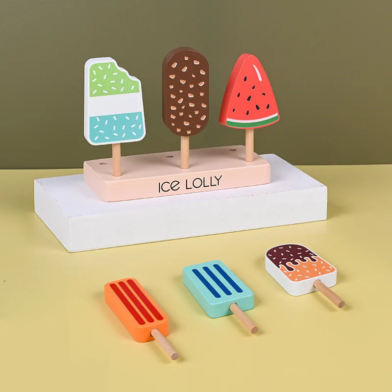 Wooden Ice Lolly Stand