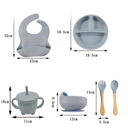 Children's Silicone Tableware Set