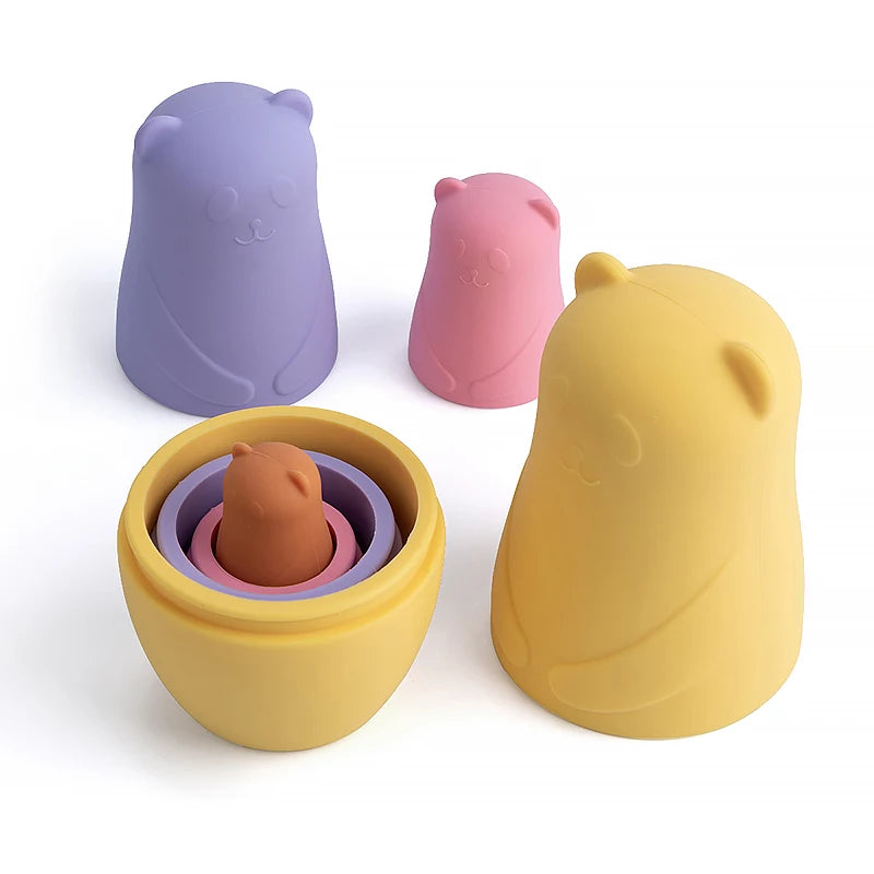 Silicone Stacking and Nesting Bears