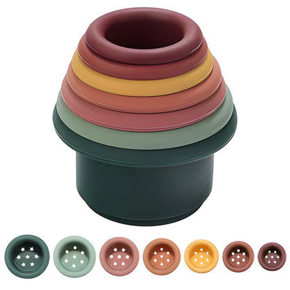 Silicone Stacking Cups