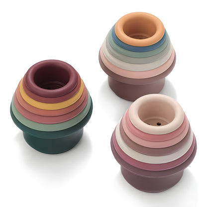 Silicone Stacking Cups